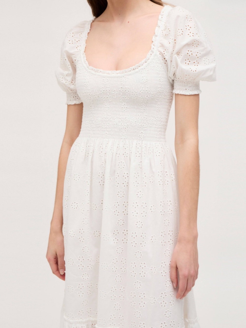 Hill House Louisa Eyelet Dress Size Large - Picture 3 of 10